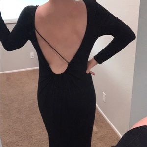 Maxi black dress